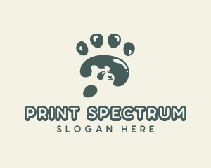 Panda Paw Veterinary logo design