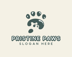 Panda Paw Veterinary logo design