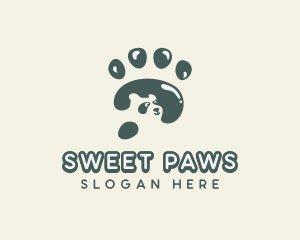 Panda Paw Veterinary logo design