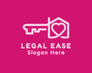 Real Estate House Key logo
