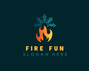 Camp Fire Snowflake logo