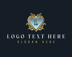 Elegant Crest Ornament logo