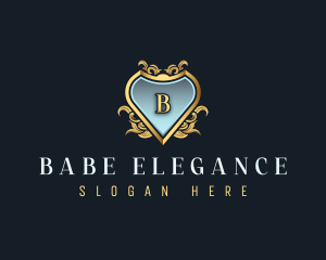 Elegant Crest Ornament logo design