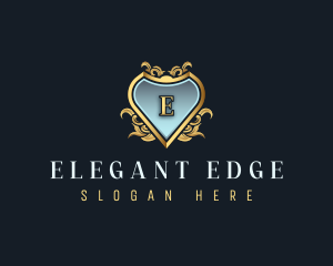 Elegant Crest Ornament logo design