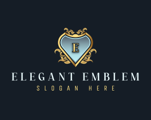 Elegant Crest Ornament logo design