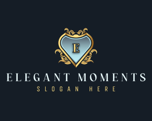 Elegant Crest Ornament logo design