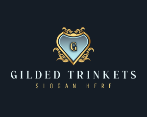 Elegant Crest Ornament logo design