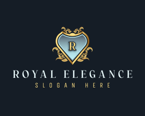 Elegant Crest Ornament logo design