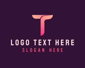 Advertising Firm Letter T logo