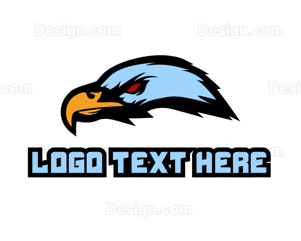 Angry Eagle Head Logo