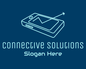 Mobile Phone Arrow  logo