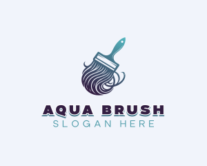 Paintbrush Maintenance logo design