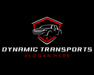 Transportation Pickup Truck Dealer logo design