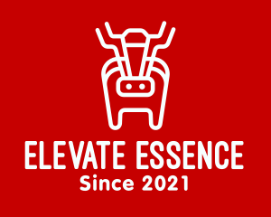 Minimalist Abstract Cow logo