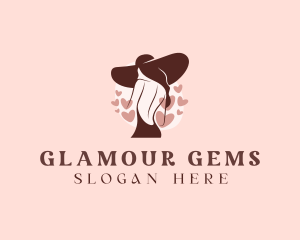 Glamour Woman Fashion logo design