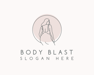 Minimalist Women Body logo design