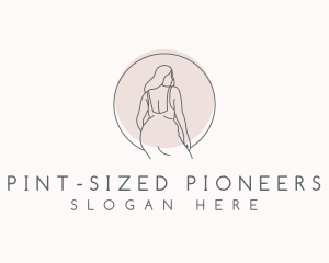 Minimalist Women Body logo design