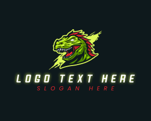 T-rex Dinosaur Gaming logo