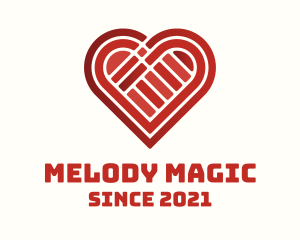 Valentine Heart Blocks logo