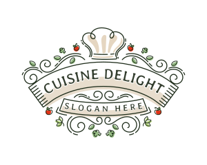 Restaurant Chef Kitchen logo design