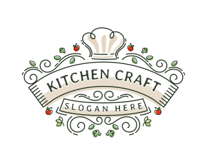 Restaurant Chef Kitchen logo design