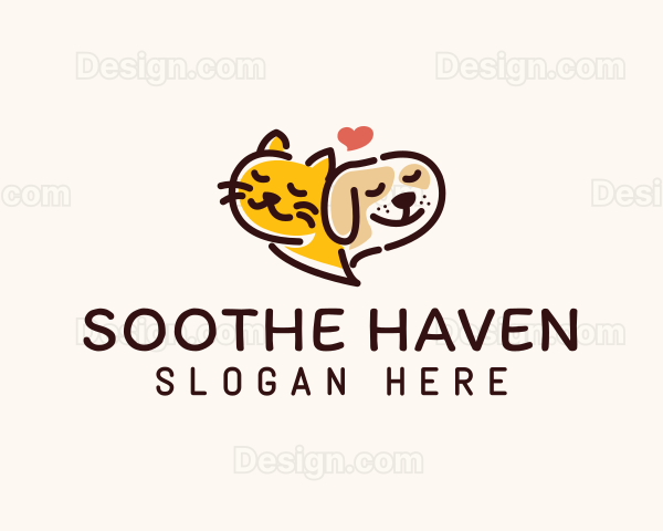 Cat Dog Pet Logo