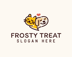 Cat Dog Pet logo design