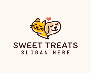 Cat Dog Pet logo design