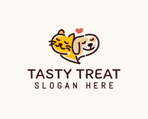 Cat Dog Pet logo design