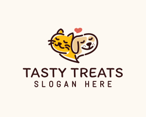 Cat Dog Pet logo design