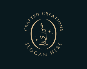 Premium Candle Light logo design