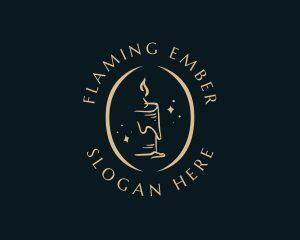 Premium Candle Light logo design