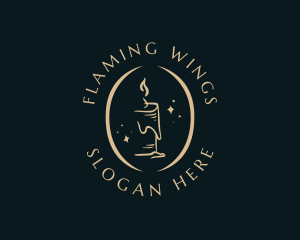 Premium Candle Light logo design