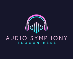 Headphone Audio Sound logo design