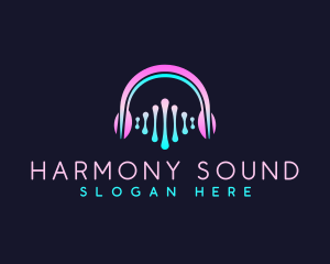 Headphone Audio Sound logo design