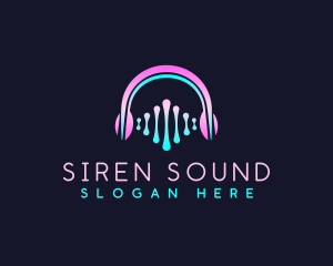 Headphone Audio Sound logo design