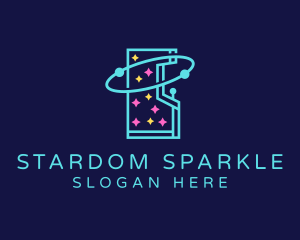 Starry Arcade Machine logo design