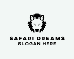 Hyena Safari Animal logo design