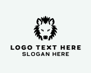 Safari - Hyena Safari Animal logo design