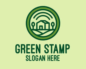 Green Country Home  logo design