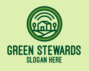 Green Country Home  logo design