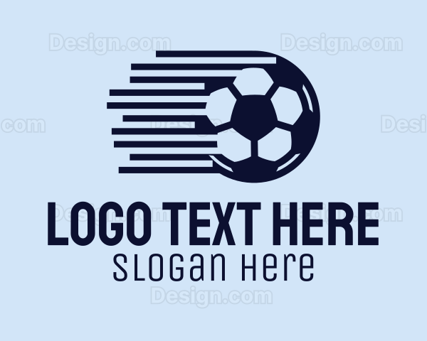 Fast Soccer Ball Logo