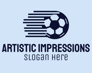 Fast Soccer Ball  logo design