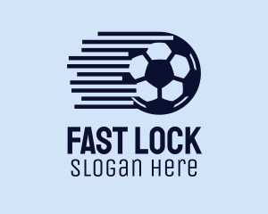 Fast Soccer Ball  logo design