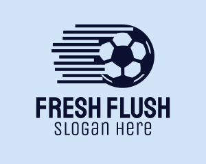 Fast Soccer Ball  logo design