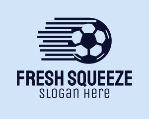 Fast Soccer Ball  logo design