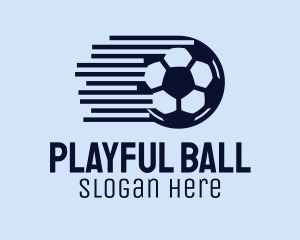 Fast Soccer Ball  logo design