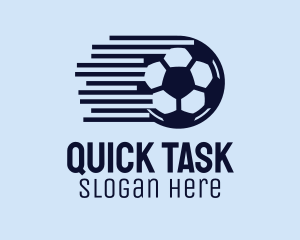 Fast Soccer Ball  logo design