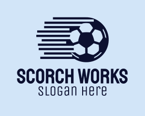 Fast Soccer Ball  logo design