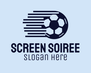 Fast Soccer Ball  logo design